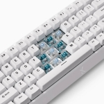 MCHOSE геймърска механична клавиатура Gaming Mechanical Keyboard Ace 68 - 8K, Ice Blue Magnetic Switch [Linear] (English US), White
