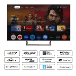 METZ Телевизор 43" 43MQF7500Z UHD 4K QLED SMART TV, Google TV, Клас G