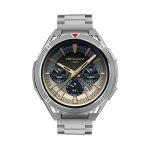 Часовник HiFuture Active Silver, *1.43"  AMOLED, Dual Band GPS +Compass + Altimeter 466*466, Powered by Dual Core & Syntra AI, Bluetooth Call, 5ATM Waterproof, 24/7 True Heart Rate & Blood Oxygen Sensor, Up to 10 days daily use