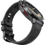Часовник HiFuture Active Black Red, *1.43"  AMOLED, Dual Band GPS +Compass + Altimeter 466*466, Powered by Dual Core & Syntra AI, Bluetooth Call, 5ATM Waterproof, 24/7 True Heart Rate & Blood Oxygen Sensor, Up to 10 days daily use
