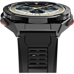 Часовник HiFuture Active Black Red, *1.43"  AMOLED, Dual Band GPS +Compass + Altimeter 466*466, Powered by Dual Core & Syntra AI, Bluetooth Call, 5ATM Waterproof, 24/7 True Heart Rate & Blood Oxygen Sensor, Up to 10 days daily use