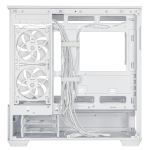 Кутия ASUS Prime AP202 ARGB mATX + 3 ARGB Вентилатора - White