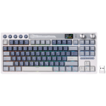 ROYAL KLUDGE RK M87 Ocean Blue Gaming Keyboard Cream switch