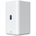 Ubiquiti UniFi  UNAS-2-W-EU Network Attached Storage with (2) 3.5inch HDD bays, 2.5 GbE networking, USB-C connectivity, and an included PoE++ adapter, all in a compact footprint