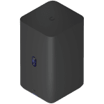 Ubiquiti UniFi UNAS-2-B-EU Network Attached Storage with (2) 3.5inch HDD bays, 2.5 GbE networking, USB-C connectivity, and an included PoE++ adapter, all in a compact footprint, black