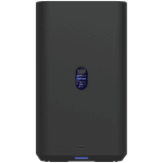 Ubiquiti UniFi UNAS-2-B-EU Network Attached Storage with (2) 3.5inch HDD bays, 2.5 GbE networking, USB-C connectivity, and an included PoE++ adapter, all in a compact footprint, black