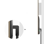 Кабел UGREEN HD103 10173 HDMI Cable 1 м, 4K@30Hz (90° ъглов конектор)