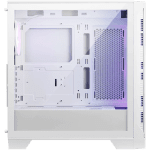 MSI MAG FORGE 320R AIRFLOW WHITE, Mid-Tower, ATX/M-ATX/ITX, 2x USB 3.2, 1x Audio/Mic, LED Button, ARGB Hub, 4x 120mm ARGB Fans, Mesh Panel, Tempered Glass, White