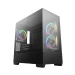 DeepCool кутия Case ATX - CG380 3F - 3 ARGB Fans, USB-C