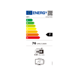 METZ Телевизор 55" 55MQF7500Z UHD QLED SMART TV, 120Hz,4K, Google TV, Frameless, 139.0см