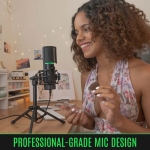 Streamplify професионален стрийминг микрофон с трипод Streaming Microphone With Tripod RGB - MIC TRIPOD - SPMC-MZ1C127.11