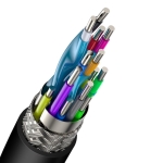 Кабел Baseus Cafule HDMI 2.0 4K 60 Hz 3D 18 Gbps CADKLF-G01 3м - черен