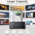 Orico докинг станция Storage - HDD/SSD Dock - 2.5/3.5 inch USB-C/A - DD18C3-EU-BK