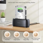 Orico докинг станция Storage - HDD/SSD Dock - 2.5/3.5 inch USB-C/A - DD18C3-EU-BK