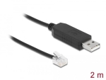 Кабел Delock USB-A мъжко - RJ12 (RS232) за телескопи Skywatcher, 2m