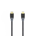 Кабел HAMA High Speed, HDMI мъжко - HDMI мъжко, 8K, 48GB/s, Ethernet , 1.5 м, Позл. конектори, Черен