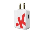 Аудио адаптер Skross, 3.5 mm жак към Bluetooth, Бял
