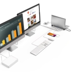 HAMA Докинг станция "Connect2Office Basic V2" USB-C, 9 в 1 за лаптоп