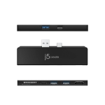 Докинг станция j5create ULTRADRIVEMINIDOCK , За Surface Pro 7