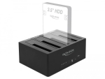 Външна докинг станция Delock, За 4 x HDD/SSD, USB, Функция за клониране, 5 Gbps