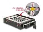 Преносимо чекмедже Delock 3.5″, За 1 x 2.5″ SATA / SAS HDD / SSD, Защита от вибрации