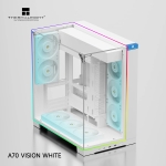 Thermalright кутия Case ATX - TR-A70 Vision White - 9.16 inch LCD Display, USB-C