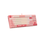 А4tech Геймърска механична  клавиатура Bloody Energy Pink S87 BLMS TKL RGB Backlit red switch , USB