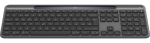 Безжична клавиатура Logitech Signature Slim Solar+ 920-013764 - черен/сив