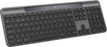 Безжична клавиатура Logitech Signature Slim Solar+ 920-013764 - черен/сив