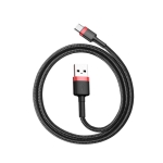 Кабел Baseus Cafule USB към Type-C 3A, 1 м CATKLF-B91 - черен