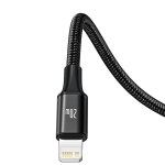Кабел Baseus Superior 3 в 1 USB-C към Lightning, microUSB и USB-C, 1.5м CAMLT-SC01 - черен