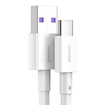 Кабел Baseus Superior CATYS-A02 USB-A към USB-C, 66W, 2м, бял