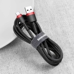 Кабел Baseus Cafule USB към Type-C 3A, 0.5 м CATKLF-A91 - черен