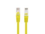 Кабел Lanberg patch cord CAT.6A U/UTP LSZH CU 0.25m Fluke Passed, Yellow