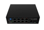 Комутатор Lanberg Switch ILFE-8P-1Ge-1S-120 POE 4 x BT 4 x AT SFP/ETH DIN Unmanagment Fast Ethernet