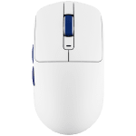 ROYAL KLUDGE M30 White Blue Gaming Mouse PAW 33111K