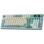 ROYAL KLUDGE RK-S98 Light Cloud Gaming Keyboard Chartreuse switch