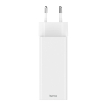 HAMA Комплект Бързо зарядно и кабел за зареждане, 100 W GaN, 2x USB-C PD, 1x USB-A QC
