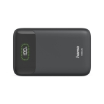 HAMA Външна батерия "PD10-W20", 10000 mAh, 3 изхода: 2 x USB-C, USB-A, Бързо зареждане