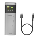 HAMA Външна батерия “High Power”, 65 W, 20000 mAh, 2x USB-C, USB-A, Fast Charging