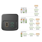 HAMA Външна батерия „High Power“, 200 W, 24000 mAh, 2x USB-C, USB-A, бързо зареждане