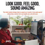 Слушалки HP Poly Blackwire 3320 Stereo Microsoft Teams Certified USB-C +USB-C/A адаптер 8X220AA