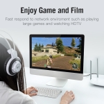 Vention Кабел LAN SSTP Cat.7 Patch Cable - 0.5M Black 10Gbps - ICDBD