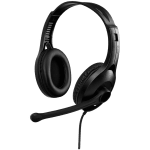 Edifier K800 USB Over-Ear Headphones, 40mm Drivers, Noise-Cancelling Microphone, Inline controls, Black