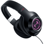 Edifier G2 II USB Gaming Headset, 50mm drivers, Virtual 7.1 Surround, RGB lighting, Noise-Canceling Microphone, Black