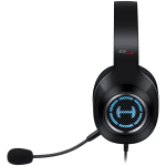 Edifier G2 II USB Gaming Headset, 50mm drivers, Virtual 7.1 Surround, RGB lighting, Noise-Canceling Microphone, Black