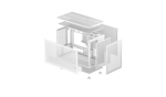 Кутия DeepCool CH260 WH, mATX