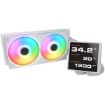 COUGAR Poseidon Vistek Pro ARGB 240 AiO Liquid Watercooling - White