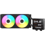 COUGAR Poseidon Vistek Pro ARGB 240 AiO Liquid Watercooling - Black