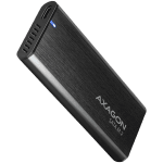 AXAGON EEM2-SBC, M.2 SATA screwless RAW box, black, SuperSpeed USB-C 10 Gbps